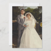 40e verjaardag Robijnliefde Hartjes Confetti Foto Kaart (Achterkant)