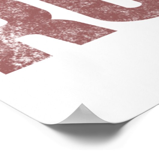 40e verjaardag Rocks Poster (Hoek)