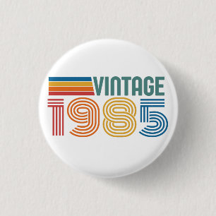 40e verjaardag ronde button 3,2 cm