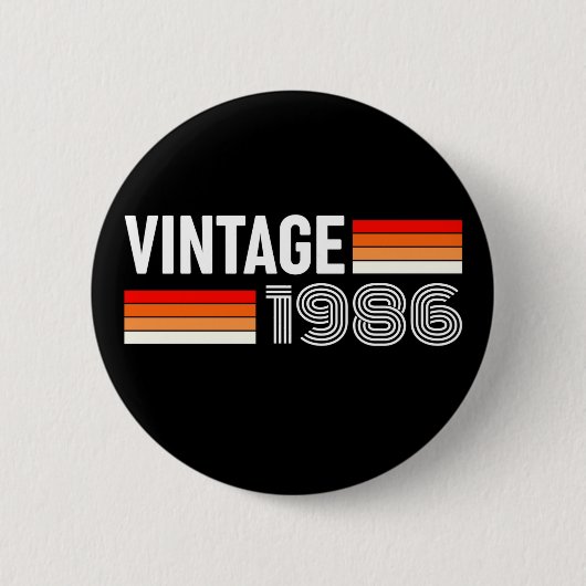 40E VERJAARDAG RONDE BUTTON 5,7 CM (Voorkant)