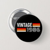 40E VERJAARDAG RONDE BUTTON 5,7 CM (Voorkant /achterkant)