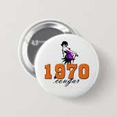 40e verjaardag ronde button 5,7 cm (Voorkant /achterkant)