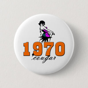 40e verjaardag ronde button 5,7 cm