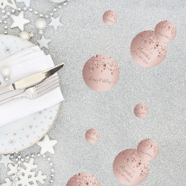 40e verjaardag roos gouden roze sterren glam confetti