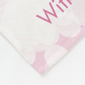 40e verjaardag roze 40 en fantastisch fleece deken (Hoek)