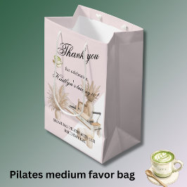40e verjaardag Roze Pilates Thema Verjaardag Medium Cadeauzakje