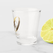 40e Verjaardag Ruby Bruiloft Jubileum Shot Glas (Rechts)