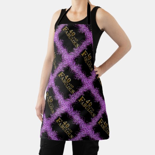 40e verjaardag schort (Insitu)