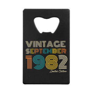 40e verjaardag september 1983 Limited Edtn. Creditkaart Flessenopener