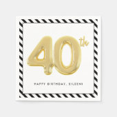 40e verjaardag servet (Voorkant)