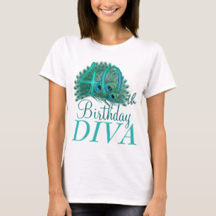 40e verjaardag Shirt Diva