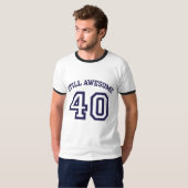 40e verjaardag t-shirt (Voorkant volledig)