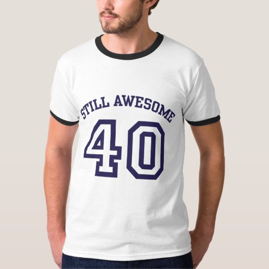 40e verjaardag t-shirt (Voorkant)