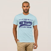 40e verjaardag t-shirt (Voorkant volledig)
