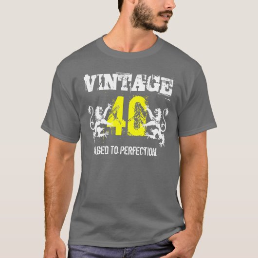 40e verjaardag t-shirt (Voorkant)