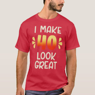40e verjaardag t-shirt