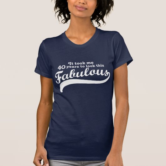 40e verjaardag t-shirt (Voorkant)