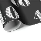 40e verjaardag tekst cadeaupapier (Rol Hoek)