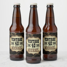 40e Verjaardag  Thema Verjaardagsfeest Servetten