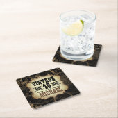 40e Verjaardag  Theme Black Party Kartonnen Onderzetters (Insitu)