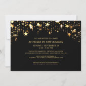 40e verjaardag Then & Now foto's Zwart en Goud Kaart (Achterkant)