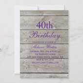 40e verjaardag Tijd voor de Drink van Champagne - Kaart (Achterkant)