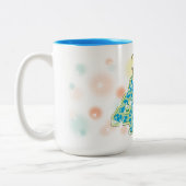 40e verjaardag tweekleurige koffiemok (Links)