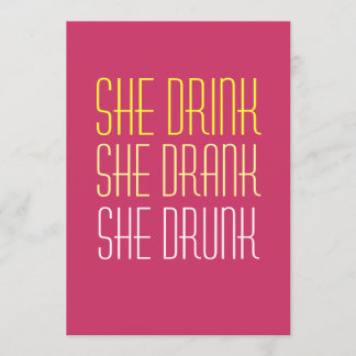 40e verjaardag uitnodiging - Drink Drink