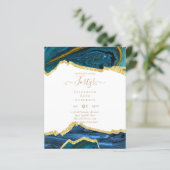 40e verjaardag Uitnodigingen Glamor Girly Modern F (Staand voorkant)