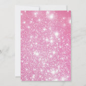 40e verjaardag uitnodigingen Roos Gold Elegant Roz (Achterkant)