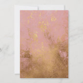 40e verjaardag van Chic & Modern Kaart (Achterkant)