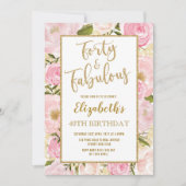 40e verjaardag van de 40e verjaardag van Veertig e Kaart (Voorkant)