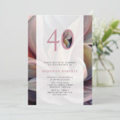 40e verjaardag van de Abstracte Florale Partij van Kaart (Staand voorkant)