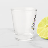 40e verjaardag van de bemanning van 40 partijen shot glas (Links)