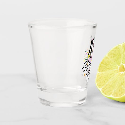 40e verjaardag van de bemanning van 40 partijen shot glas (Links)