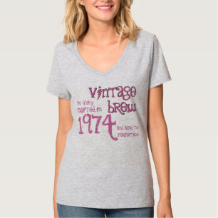 40e verjaardag van de cadeautjes van 1974 of een   t-shirt