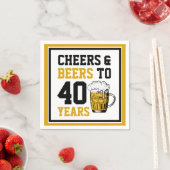 40e verjaardag van de Cheers & Beers tot 40 jaar Servet (Insitu)