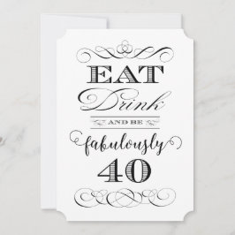 40e verjaardag van de Eat-Drink van de Partij van  Kaart