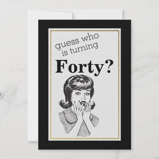 40e verjaardag van de feoia feodi Birthday Kaart (Voorkant)