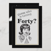 40e verjaardag van de feoia feodi Birthday Kaart (Voorkant / Achterkant)
