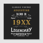 40e verjaardag van de geboorte: Magnetic Black Gol (Voorkant)