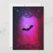 40e verjaardag van de Gothic Red-uitnodiging Kaart (Achterkant)