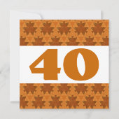 40e verjaardag van de gouden toppen W917 Kaart (Voorkant)