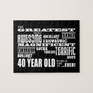 40e verjaardag van de grootste 40e verjaardag legpuzzel
