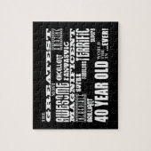 40e verjaardag van de grootste 40e verjaardag legpuzzel (Verticaal)