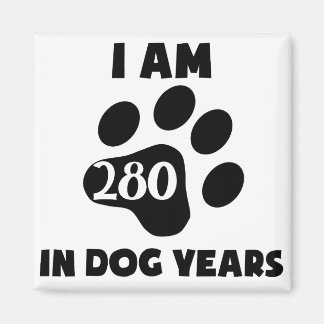 40e verjaardag van de hond magneet