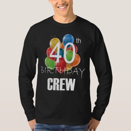 40e verjaardag van de Mannen van de 40-partijengro T-shirt (Voorkant)