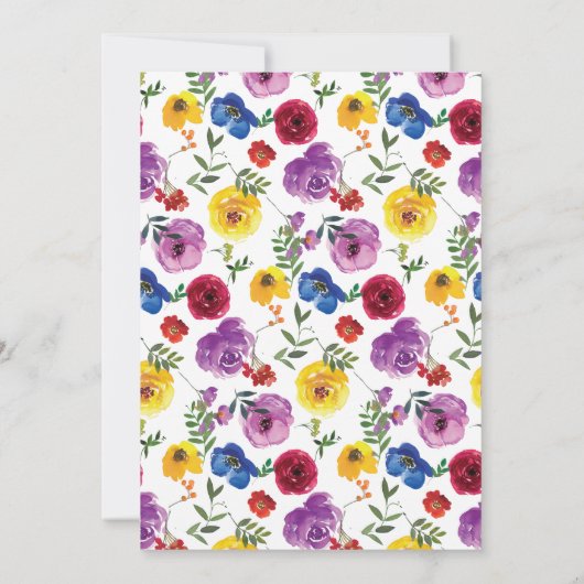 40e verjaardag van de oplichting van de flora en f kaart (Achterkant)