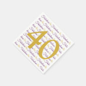 40e verjaardag van de partij Veertig en Fabulous E Servet (Hoek)