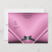 40e verjaardag van de roze zijderoute diamanten ju kaart (Achterkant)